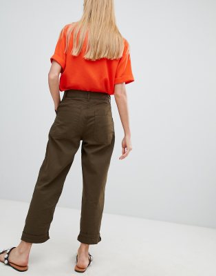 utility trousers new look