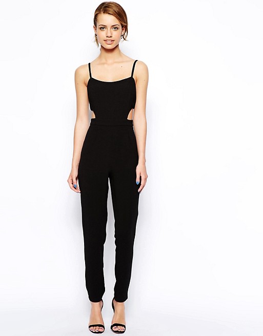 New Look | New Look Strappy Cut Out Jumpsuit