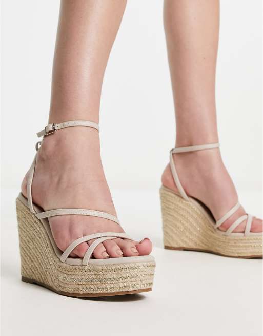 New look cheap espadrille wedges