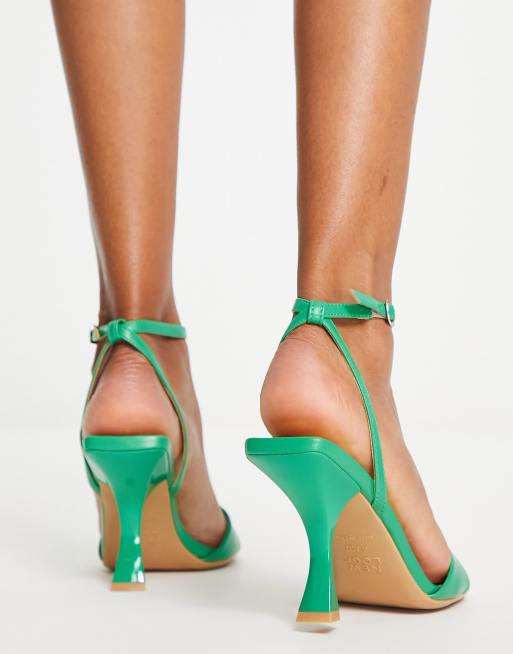 Strappy neon hot sale heels