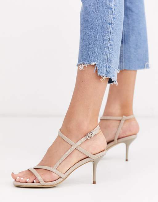 New look beige clearance heels