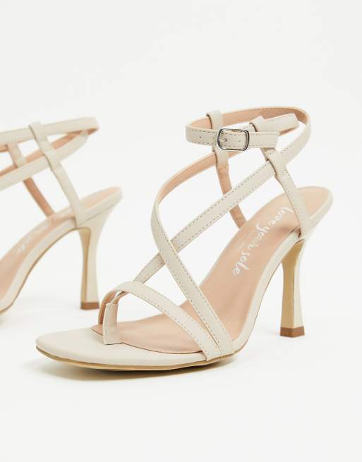 New look beige sales heels