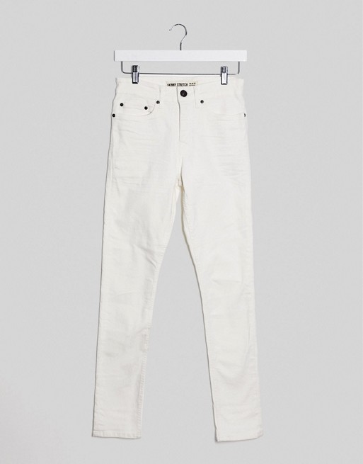 New Look stretch skinny jeans in white