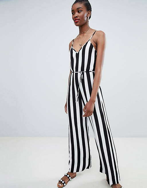 New Look Stripe Strappy Jumpsuit | ASOS