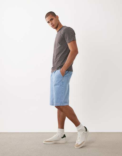 New Look stripe t-shirt in brown, 5 of 5