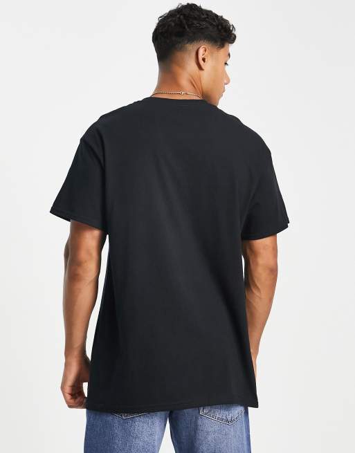 plain black t shirt back