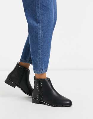 new look silver ankle boots