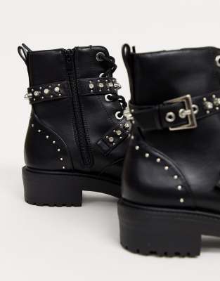 studded biker boots uk