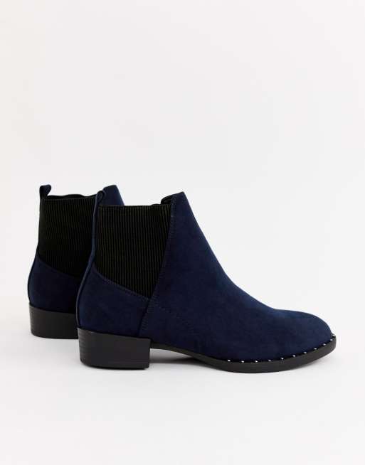 flat long boot