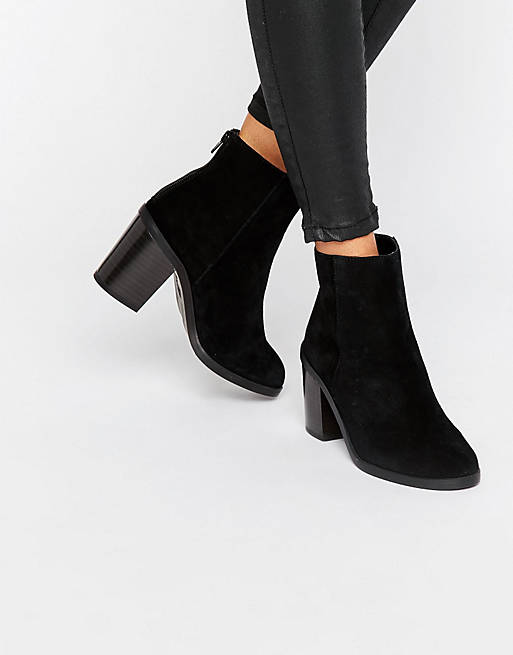 New Look Suede Block Heel Boots | ASOS