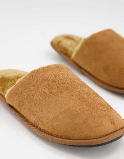 Suede hot sale sole slippers