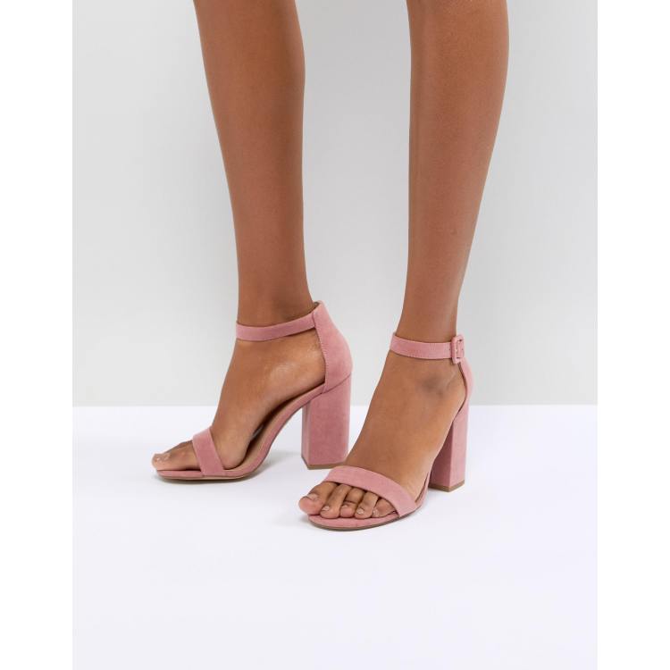 New look 2025 pink block heels