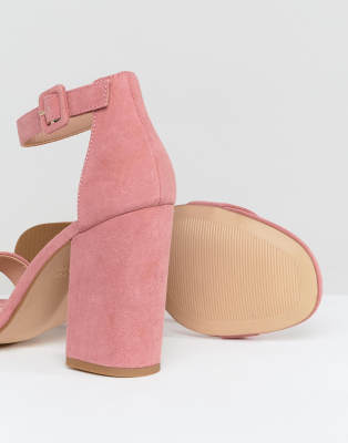 pink heels new look