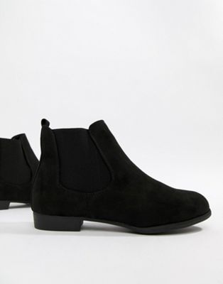 new look ladies black ankle boots