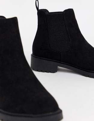 new look suedette chelsea ankle boot