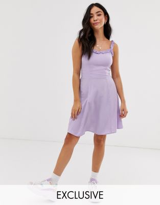 new look lilac dress