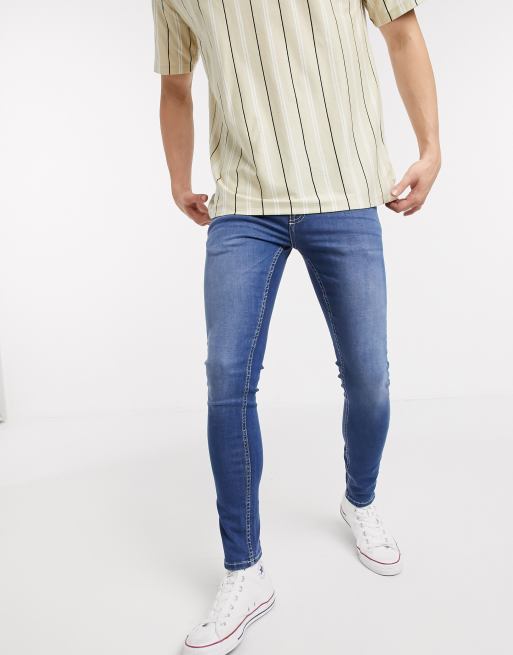 New Look super skinny jeans in bright blue | ASOS