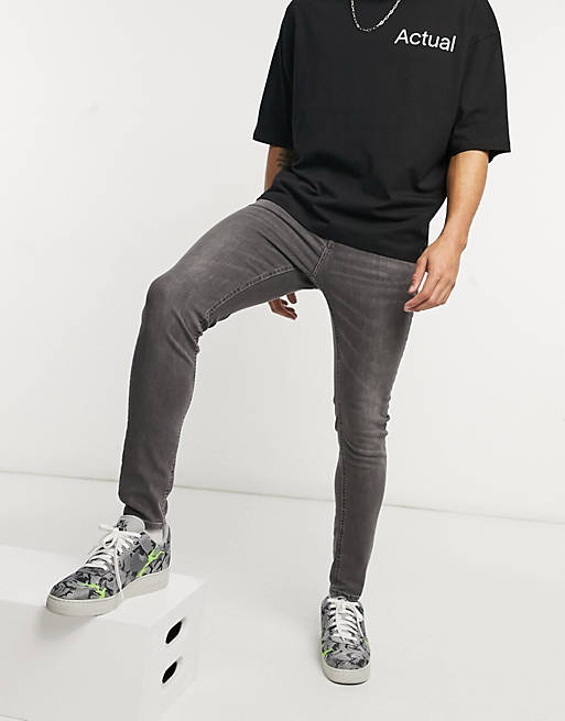 New Look super skinny jeans in washed grey