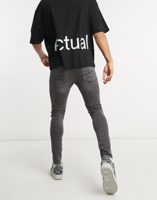 New Look super skinny jeans in washed grey, 2 of 4