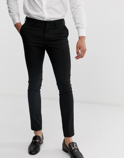 New Look super skinny smart pants in black | ASOS