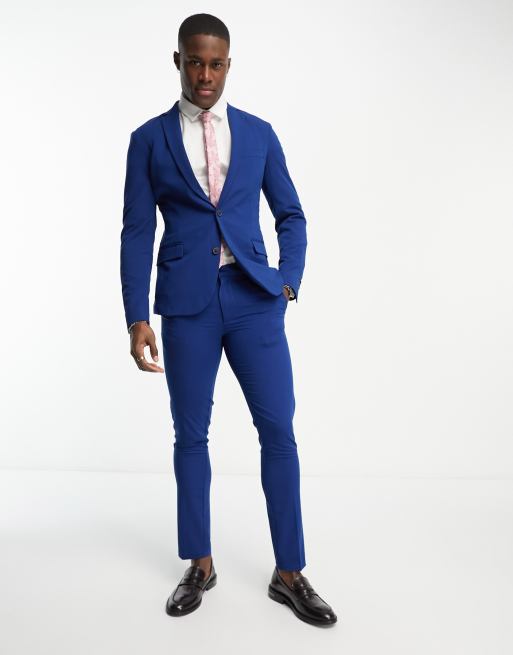 New Look super skinny suit jacket in indigo suit flow 18 ASOS