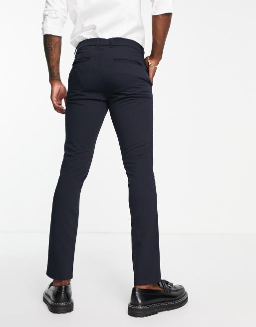 New Look slim suit pants in navy