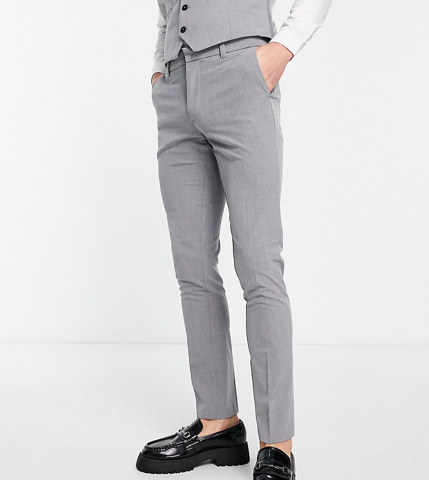 New Look super skinny suit trouser in grey
