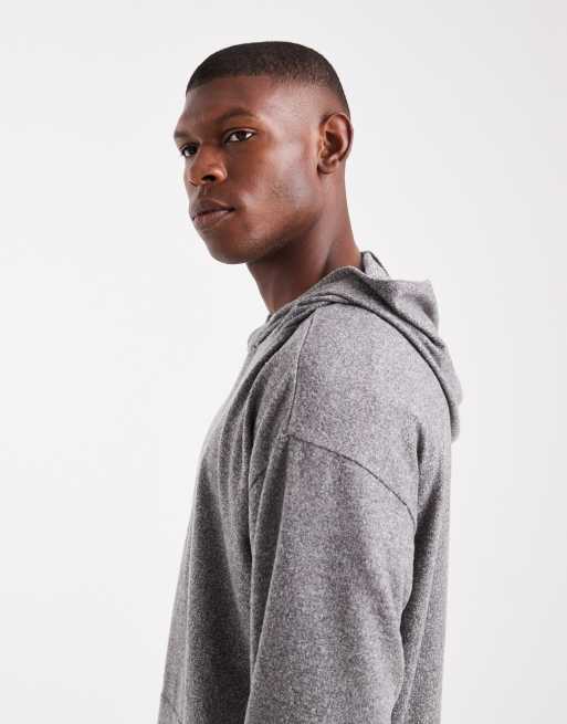 New Look super soft hoodie co-ord in dark grey, 3 of 5