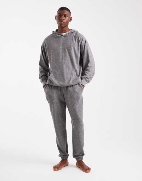 New Look super soft joggers co-ord in dark grey - view 1