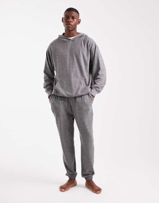 New Look super soft trackies in dark grey (part of a set)