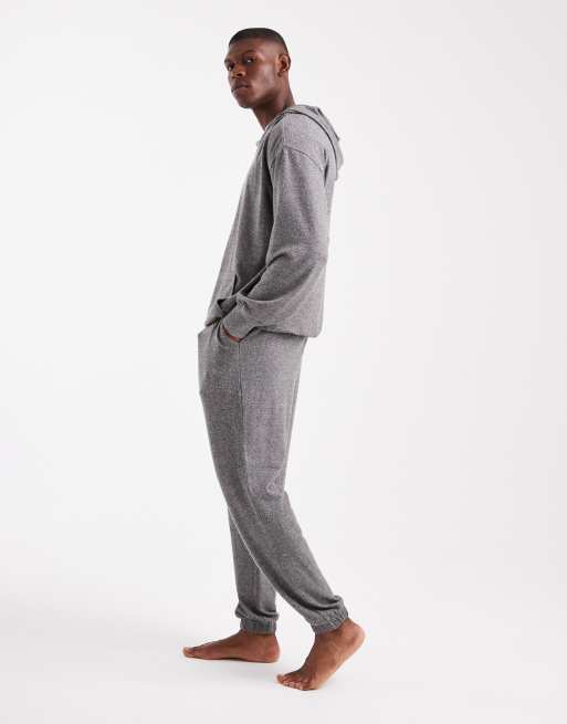 New Look super soft trackies in dark grey (part of a set), 2 of 5