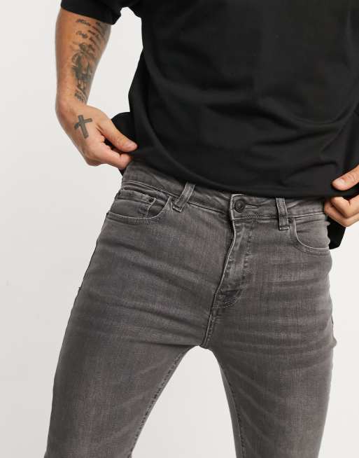New Look - Superskinny jeans in grijze wassing, 3 van 4