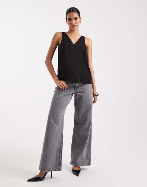 New Look – Svart linne i satin, 2 av 4