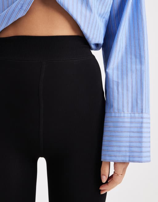 New Look – Svarta, fleecefodrade leggings, 5 av 5