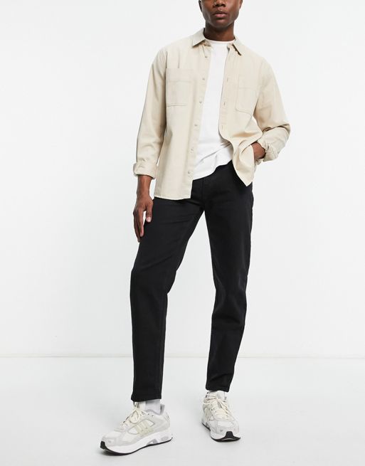 New Look – Svarta, raka jeans