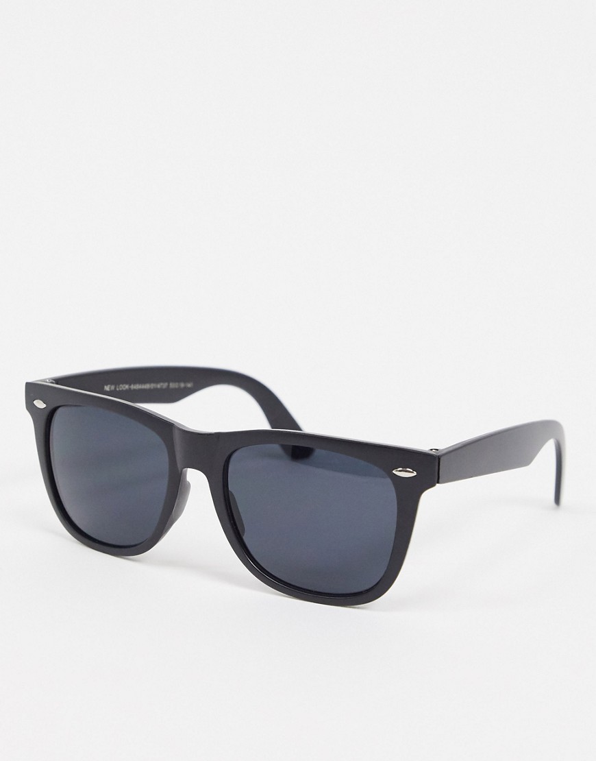 New Look – Svarta retro solglasögon