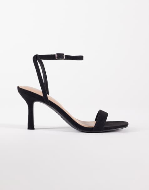 New Look – Svarta sandaler med stilettklack - view 1