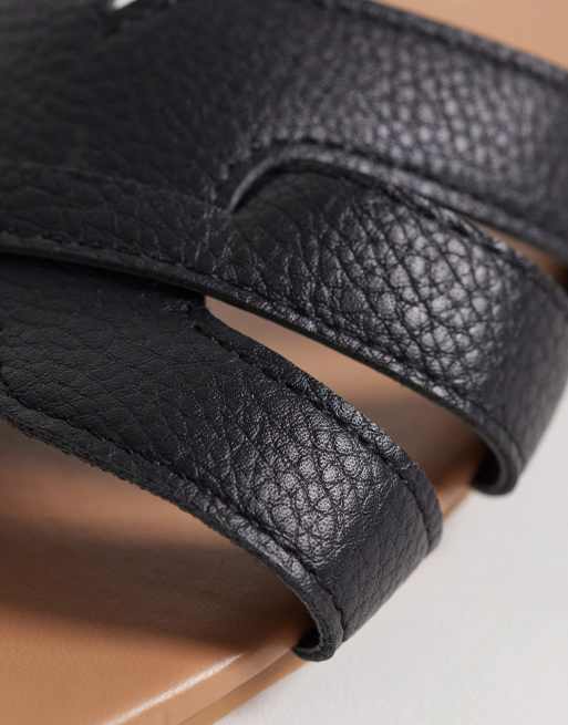New Look – svarta sandaler med utskurna detaljer, 2 av 4