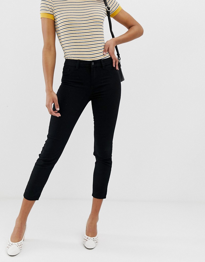 New Look – Svarta skinny jeans med raka ben