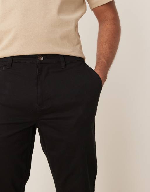 New Look – Svarta, smala chinos, 3 av 5