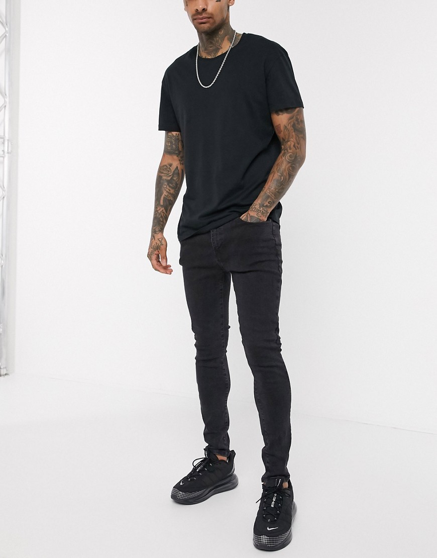 New Look – Svarta superskinny jeans