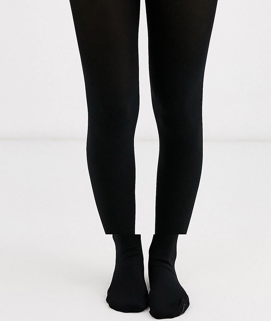 New Look – Svarta tights i 2-pack av premium 120 denier