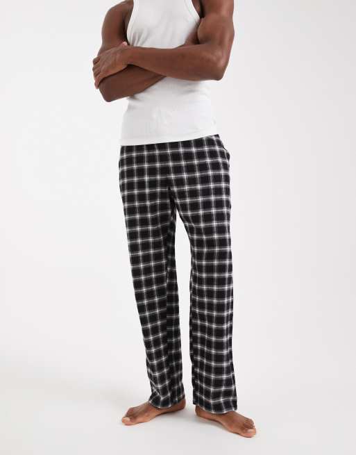New Look – Svartrutiga pyjamasbyxor, 2 av 4