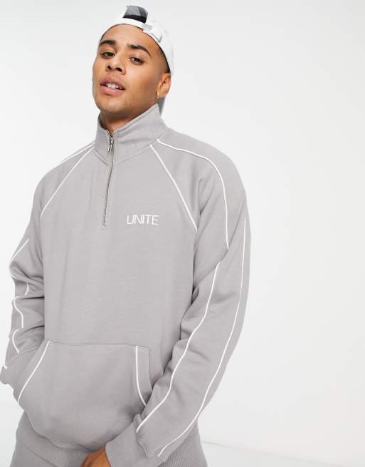 New Look - Sweat d'ensemble à col cheminée - Gris clair, 4 de 4