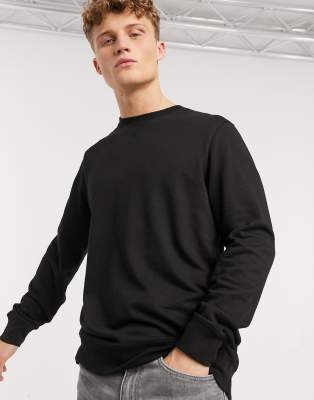 new look black sweatshirt