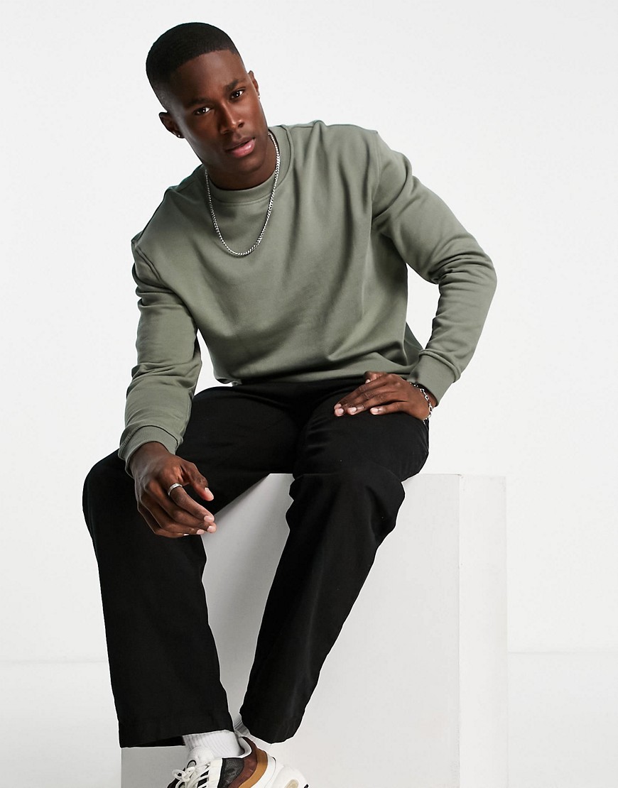 New Look sweat in khaki - part of a set-Green