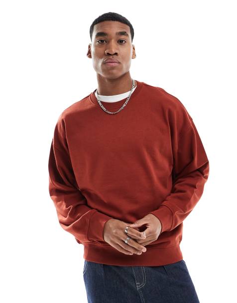 New Look - Sweat oversize - Rouille - view 1