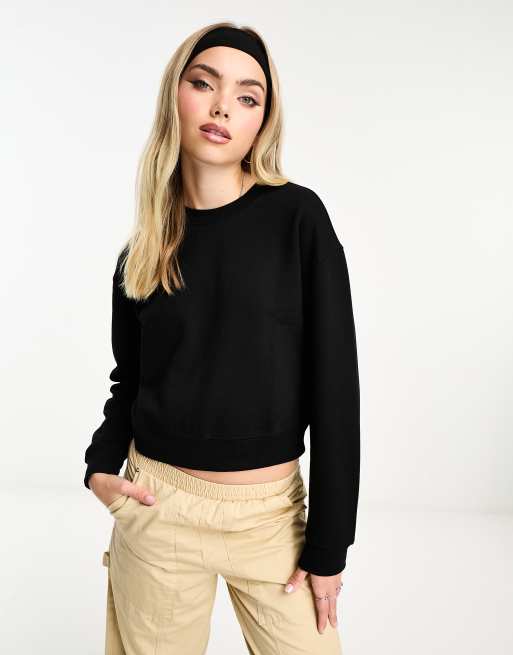 New Look sweatshirt in black | ASOS