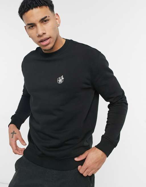 New look best sale black sweatshirt