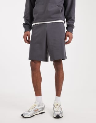 New Look New Look sweatshorts in co-ord dark grey